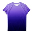 thumbnail image 5 of SMihono Hauts pour Femmes Été Décontracté Mode Confortable Col Rond Manches Courtes Imprimé Blouse T-shirt Oversize pour Femmes 2023, 5 of 5