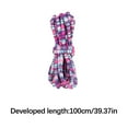 thumbnail image 3 of Ethnic Rope for DIY Jewelry Making 100cm Elastic Fibre Round Thread String Bohemian Style Cloth Cords Must-Have for Bracelet Necklace Crafting, 3 of 5