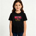 thumbnail image 2 of Girls Graphic Tees Besties Like Our Moms Kids T Shirt Cute Friends 100% Cotton Short Sleeve Soft Tops 4-13Y, 2 of 5