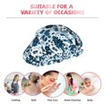 thumbnail image 6 of KLL Daisies Flowers Pattern Shower Cap & Bath Cap for Women,Reversible Oversized Waterproof Shower Caps for all Hair Lengths,Elastic Reusable Bathing Hair Cap, 6 of 6