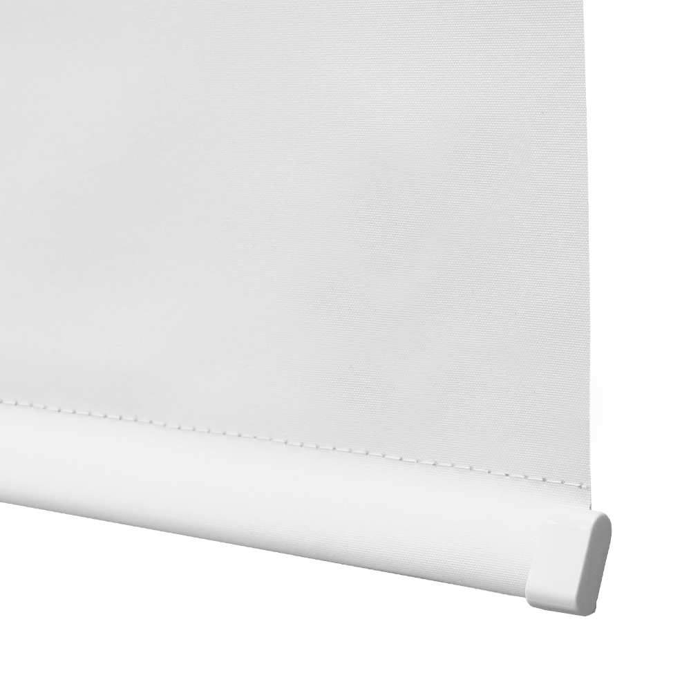 Lumi Blackout Cordless Slow Release Fabric Roller Shade 33" x72", White