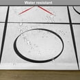 thumbnail image 6 of Ambesonne Xo Place Mats Set of 4, Simplistic Game Pattern, Standard Size, Vermilion Black White, 6 of 6