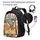 thumbnail image 2 of Balery Skeleton Cowboy And Guitar Mochila con carga USB para hombre y mujer - Mochila impermeable y antirrobo para laptop con puerto USB para viajes, trabajo, 2 of 7