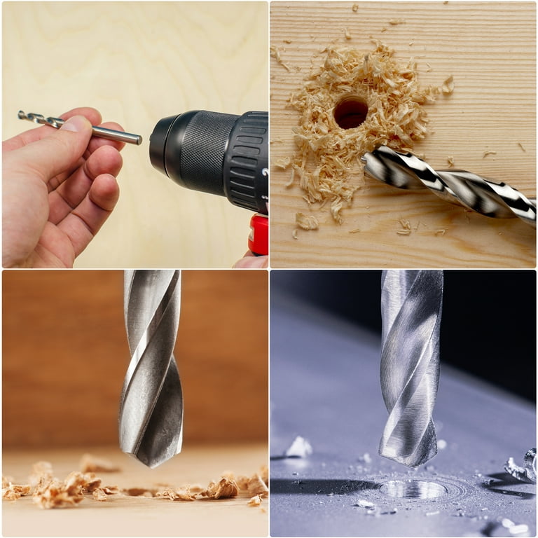 Uxcell 0.71 Straight Shank Twist Drill Bit Drilling Tool High