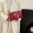 thumbnail image 2 of Modern Wrinkled PU Evening Bag for Women Lightweight Pleated Purse Handbag, 2 of 21