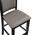 thumbnail image 3 of New Classic Furniture Potomac Solid Wood Counter Chair in Black (Set of 2), 3 of 7