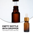 thumbnail image 3 of 6 botellas ámbar vacías rellenables de 10 ml con gotero y accesorios para mezclar aceites esenciales, perfumes y aromaterapia., 3 of 7