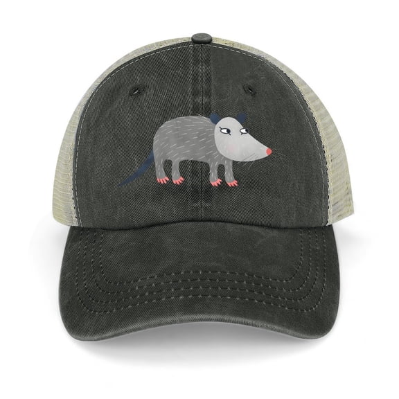 Possum Black Baseball Cap for Men Women, Adjustable Snapback Hats Trucker Hat