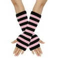 thumbnail image 1 of Guantes de invierno para mujer, calentadores de muñecas y brazos, de punto liso, largos, sin dedos, manoplas para mujer, 1 of 3