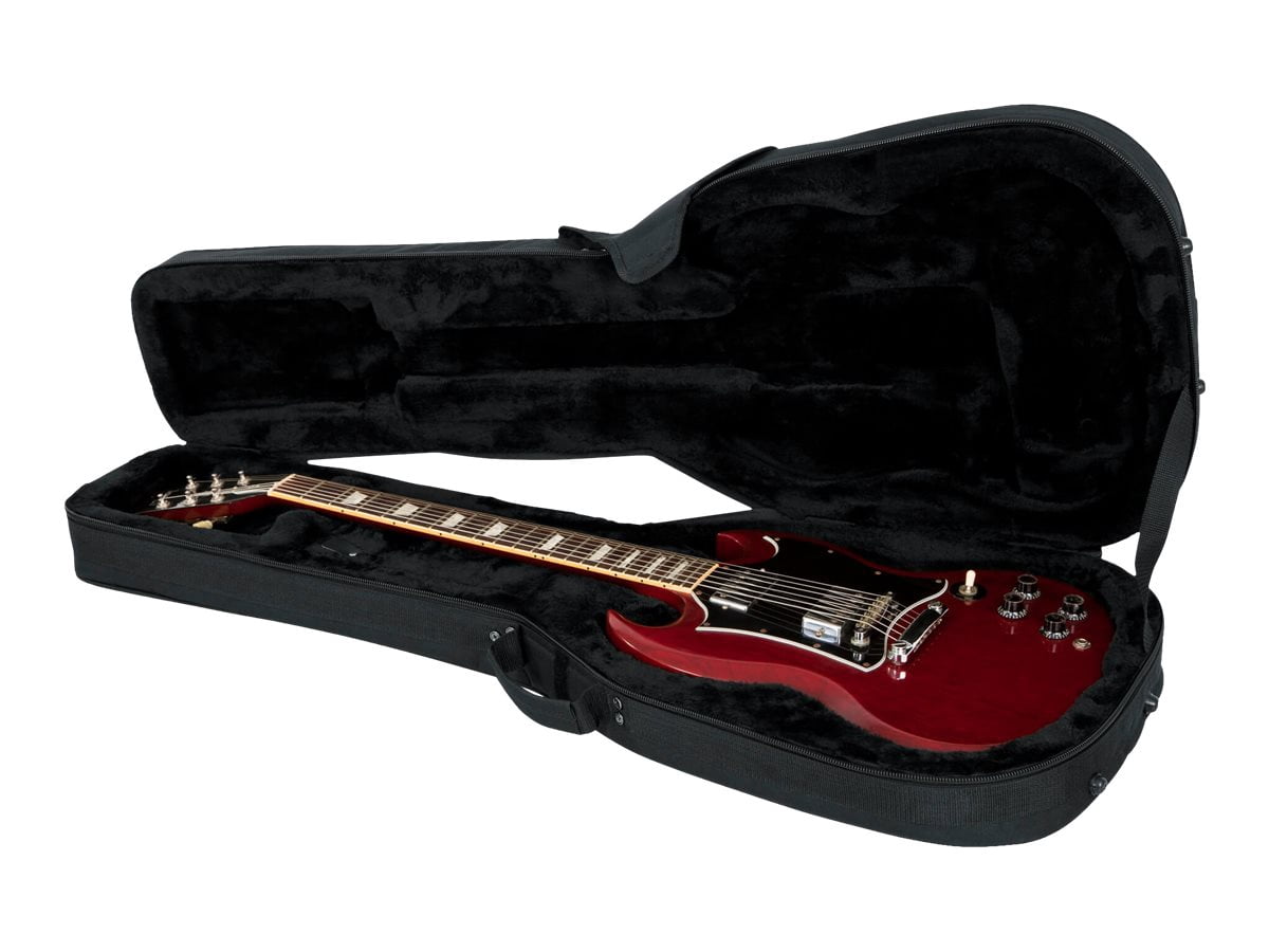 GATOR CASES GL-SG-STYLE GUITAR GIG BAG / HARDCASE W/ RUGGED NYLON EXTERIOR NEW