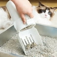 thumbnail image 4 of Cat Litter Scoop, Cat Litter Scooper with Holder for Litter Box, Large Shovel, 3 in 1 Portable Kitty Poop Disposal White, 4 of 6