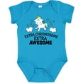 thumbnail image 3 of Inktastic Extra Chromosome Extra Awesome with Unicorn Boys or Girls Baby Bodysuit, 3 of 5