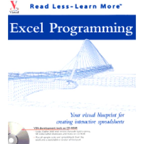 Pre-Owned Excel Programming: Your visual blueprint for creating interactive spreadsheets (Visual Read Less, Learn More) (Paperback) 076453646X 9780764536465