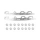 thumbnail image 1 of Blade Stainless Steel Inline Skate With Knife Tooth For Adult Kid Roller Skates Shoes 289mm, 1 of 5