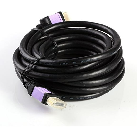 Permium High-Speed HDMI Cable HDMI Cord HDMI to HDMI for 3D DVD PS4 HDTV Xbox LCD HD TV 1080P (12FT)