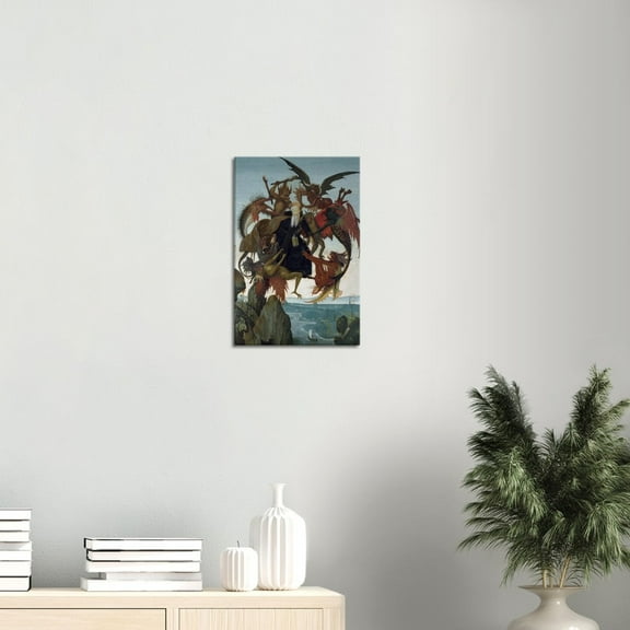 Michelangelo Buonarroti's The Torment of Saint Anthony - Canvas