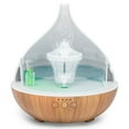 Essential Oil Diffuser, Anjou 500ml Cool Mist Humidifier Wood Grain
