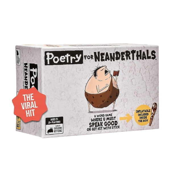 Poetry for Neanderthals Card Games for Adults, Teens Kids Fun Family Games Single 2025