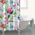 thumbnail image 5 of Waterproof Pioneer Shower Curtain 36x72 Inch Polyester Unique Colorful Floral Shower Curtain for Bathroom Hotel Home Decor with 7 Plastic Hooks, 5 of 5