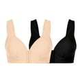 thumbnail image 7 of RYDCOT 2pcs Womens Bras No Underwire Full Support Front Closure Bras for Women Plus Size Wire Free Comfortable Push Up Daily Bras on Clearance, 7 of 7
