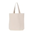 thumbnail image 2 of OAD - Gusseted Tote - OAD106 - Natural - Size: One Size, 2 of 3