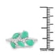 thumbnail image 3 of 1.55 Carat Genuine Emerald and White Zircon .925 Sterling Silver Ring QJ Model, 3 of 3