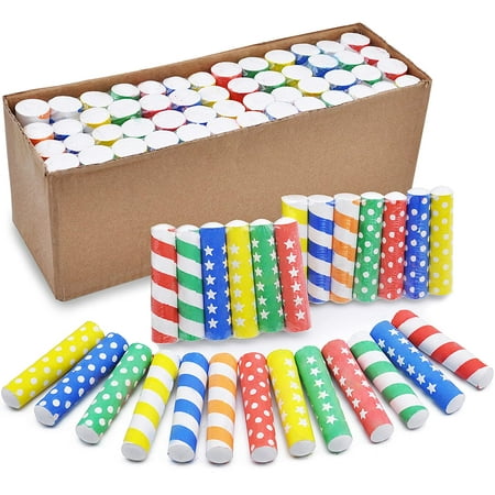 52 PCS Jumbo Non-Toxic Washable White Chalk Pattern Printing Giant Chalks Set for Art Play, Summer Outdoor Games and Chalkboard Drawing