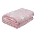 thumbnail image 2 of Your Zone Velvet Plush Glow in the Dark Throw, 100% Polyester, 50 x 60 inch, Hearts, Machine Washable, 2 of 5