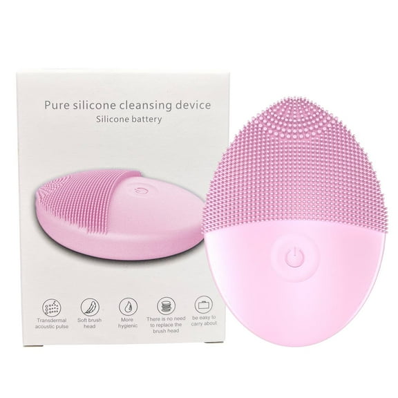 Gzwccvsn Facial Cleansing Brush Made With Ultra Hygienic Soft Silicone Vibrating Face Brush For Deep Cleansing Gentle Exfoliating And Massaging face scrubber