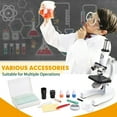 thumbnail image 4 of Kids Microscope Kit - Anpro Microscope for Kids 400X-24000X, Microscope with Slides Kit, Biological Professional Microscope for School Laboratory Home Education Gift for Boys & Girls Age 6+, 4 of 7
