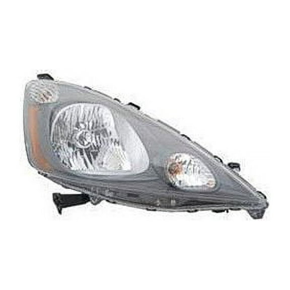 Right Passenger Side Headlight Assembly - Compatible with 2009 - 2014 Honda Fit 2010 2011 2012 2013
