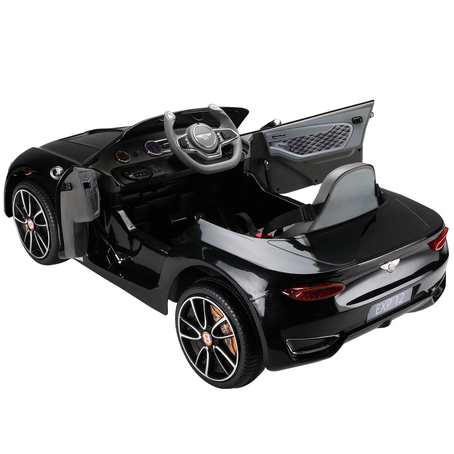Kepooman Electric Remote Control Truck, Kids Toddler Ride On Cars 6V Battery Motorized Vehicles with 3 Remote Control, Music, seat Belts, LED Lights, Black Kepooman Electric Remote Control Truck, Kids Toddler Ride On Cars 6V Battery Motorized Vehicles with 3 Remote Control, Music, seat Belts, LED Lights, Black