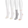 thumbnail image 5 of MUK LUKS Women's Dream Step Quarter Crew Socks, 4 Pair Pack, 5 of 5