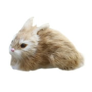 Sehao Easter Simulation Plush Rabbit Toy Cute Rabbit Doll Home Decoration Gift Cotton simulation home toy Yellow