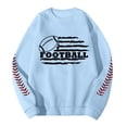 thumbnail image 4 of Chandail en Molleton à Col Rond Imprimé Rugby Automne Hiver pour Hommes, Chaud et Confortable, Mode Sans Capuche, Chandail Décontracté, 4 of 4
