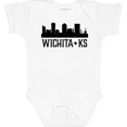 thumbnail image 3 of Inktastic Wichita Kansas City Skyline Boys or Girls Baby Bodysuit, 3 of 5