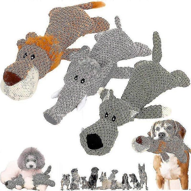 Juguetes para perros Yashi Juguetes indestructibles para perros Anti-Attacking Elefante