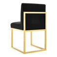 thumbnail image 4 of TOV Furniture Haute Black Velvet Chair with Gold Base, 4 of 13