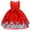 Red, variant on Elegant Christmas Pageant Gown for Girls Party Dance Formal Dress with Skirt Green 5-6 Years
