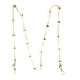 thumbnail image 4 of Eyeglass Chain, Fashionable Decorations Face Cover Chain Golden Mouth Muffle  For Party, 4 of 8