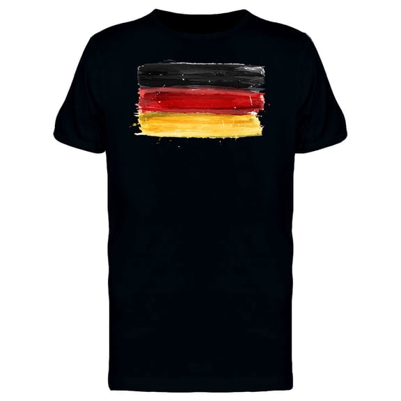 Brush Painting Of Germany Flag Tee Men's -Image by Shutterstock