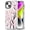 Cherry Blossom, variant on for iPhone 13 / iPhone 14 Case Cute - Military-Grade 20 ft Drop Protection Shockproof Phone Case - Funny Skeleton Design (6.1") Glitter Clear