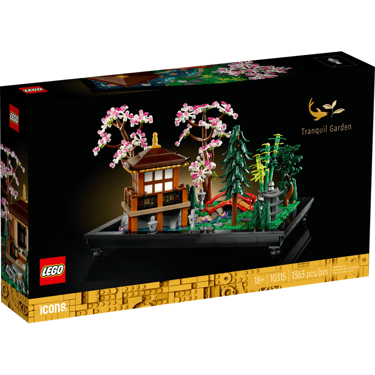 LEGO Icons Tranquil Garden Creative Building Set, Gift for Valentines Day  for Adult Fans of Japanese Zen Gardens and Meditation, Build and Display