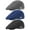 #Black&Gray&Navy, variant on BadPiggies 3 Pack Newsboy Cap Adjustable Beret Cap Mesh Breathable Summer Hat Cabbie Flat Cap (Black&Gray&Navy)