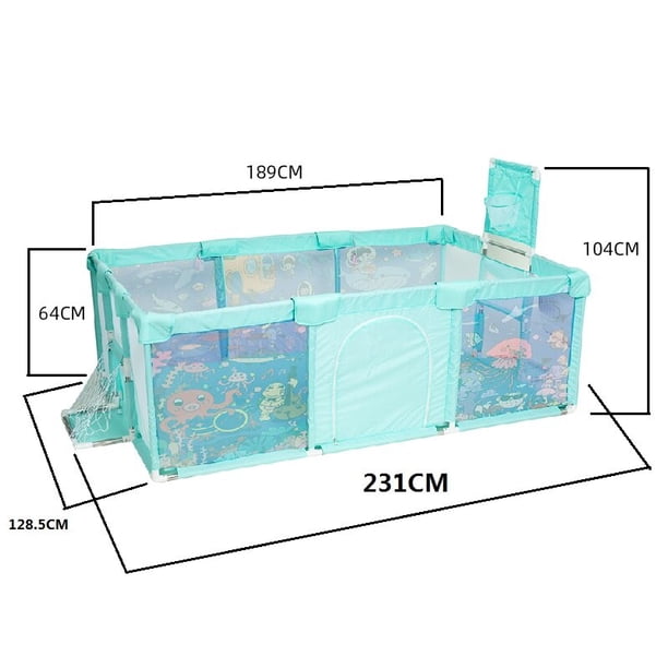 IMBABY, muebles para niños, corralito para niños, gran piscina seca, corralito para bebés, barreras de seguridad para interiores, parque infantil para el hogar para 0-6 años Tan Jianjun unisex