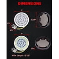 thumbnail image 2 of GHSDFBB 1157 LED Motorcycle Turn Signals 2" Bullet Front Rear Turn Signals Lens Covers Kit Compatible for 1986-2024 Harley Touring Street Glide Dyna Sportster Softail Electra Road Glide Iron 883, 2 of 7
