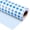 Blue - Checkered, variant on Burymento Reversible Gold Leopard Print Wrapping Paper, Elegant Cheetah Print Gift Wrap Roll for Birthday, Bachelorette, Graduation, Wedding, Anniversary, Mother's Day, Christmas (17in x 33ft)