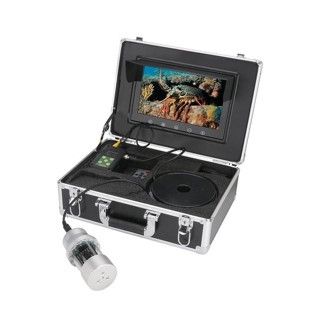 Caméra Sous-marine Pêche 10″ écran – 38 LEDs, Rotation 360°, Câble 50m – Vision Claire, Détection Poissons