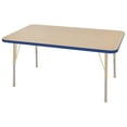 thumbnail image 1 of ECR4Kids 30" x 48" Rectangle Everyday T-Mold Adjustable Activity Table, Multiple Colors/Types, 1 of 2