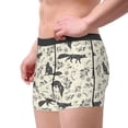 thumbnail image 2 of Fuzoiu Vintage Moon Fox Print Men's Ultra Breathable Underwear,No Riding Up Boxer Briefs with ComfortFlexible Waistband-X-Large, 2 of 5